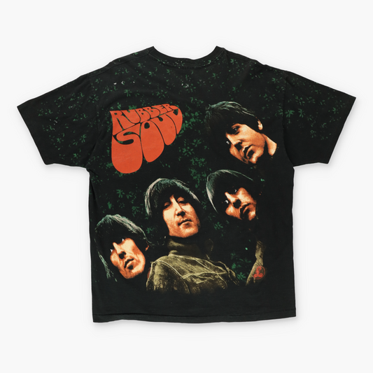 THE BEATLES Rubber Soul All Over Print USA Made Band Tee (XL)
