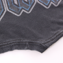 ELITE MMA Metallic Blue Cross & Skulls Y2K Style Tee (2XL)
