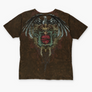 MONARCHY Los Angeles Y2K "Sanctus Deus" Brown Tie Dye Tee (L-XL)