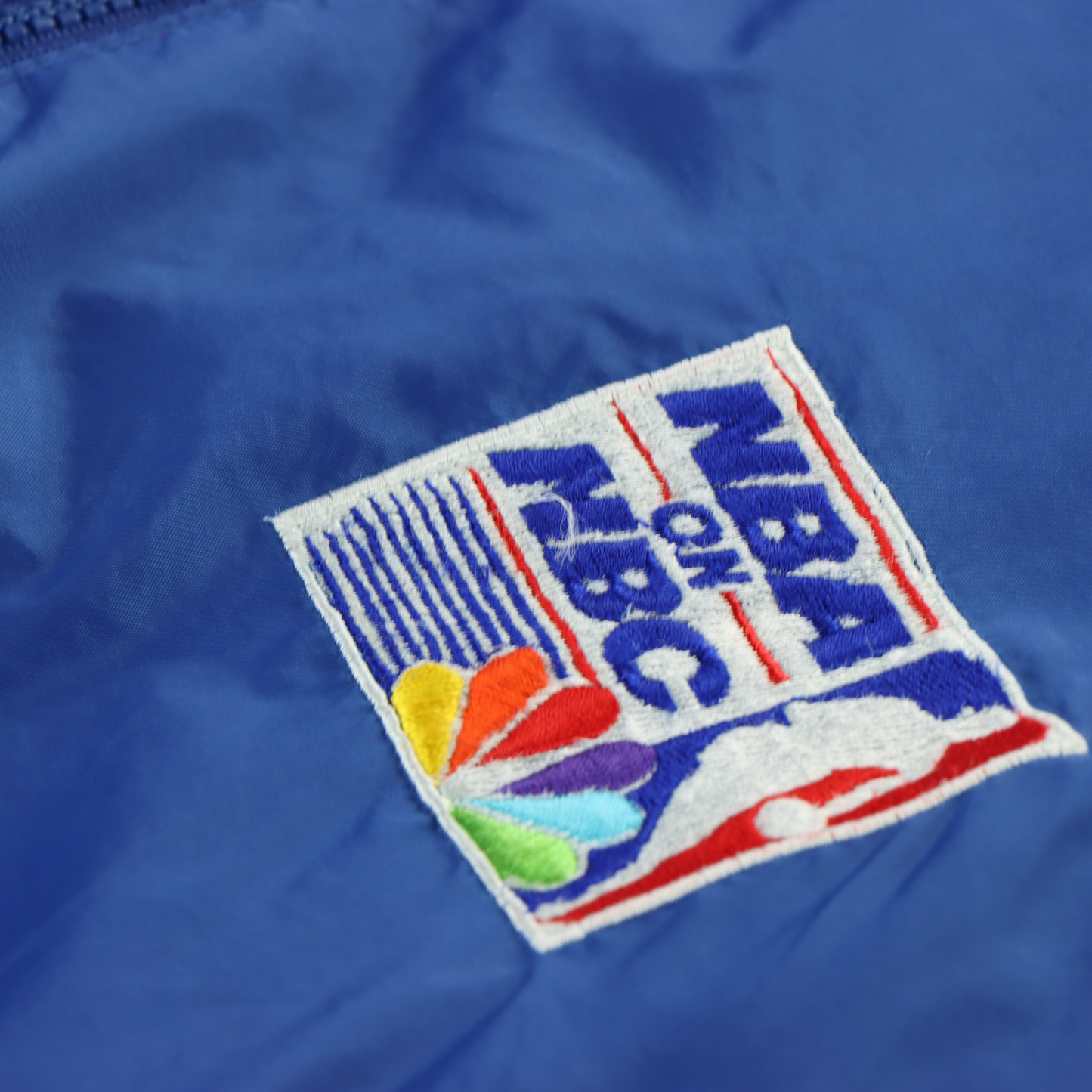 STARTER NBA Korean Made Blue & Red Windbreaker Jacket (XL)