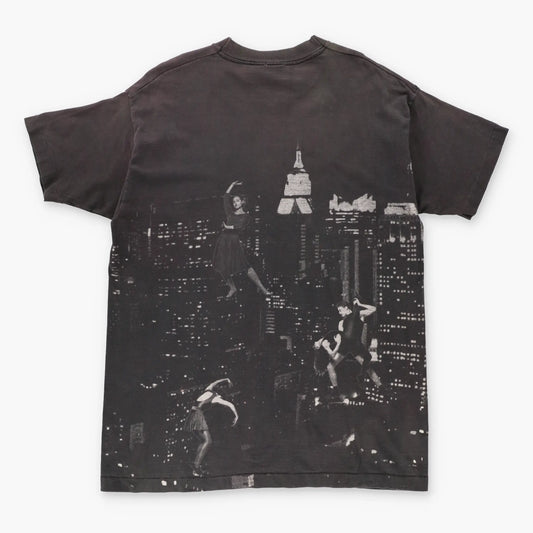 Capezio Dancing Broadway Theatre Sepia All Over Graphic Tee (XL) - Vintage Sole Melbourne