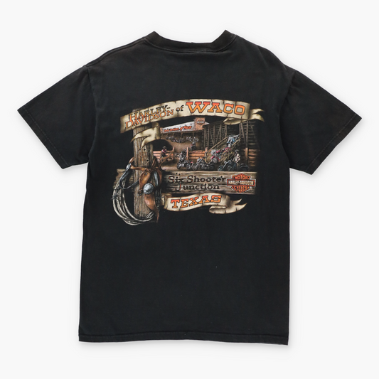 HARLEY DAVIDSON 'Forged In Iron' Jester Texas Wagon USA Made Tee (S-M) - Vintage Sole Melbourne