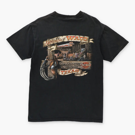 HARLEY DAVIDSON 'Forged In Iron' Jester Texas Wagon USA Made Tee (S-M) - Vintage Sole Melbourne