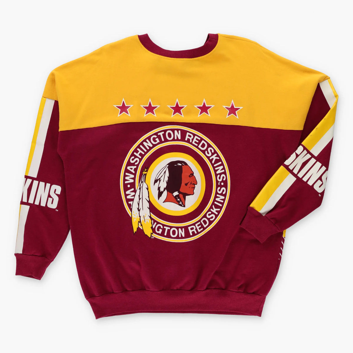 Washington Redskins NFL Double Sided USA Made Football Sweatshirt (L-XL) - Vintage Sole Melbourne