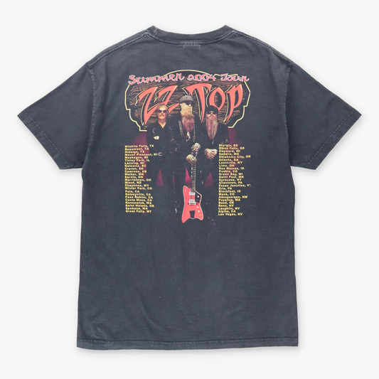 Vintage ZZ TOP Mescalero Skeleton Summer Tour Music T-Shirt (M-L) Vintage Sole Melbourne