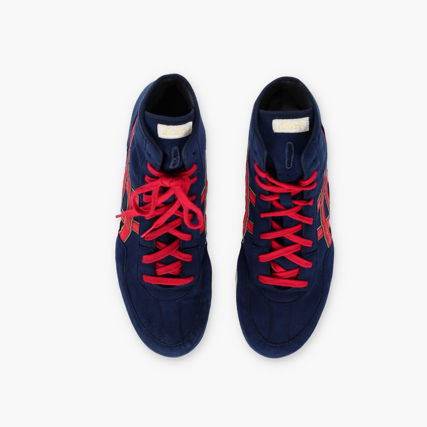 ASICS EX-EO Gold Detailed Navy & Red Wrestling Shoes (11)