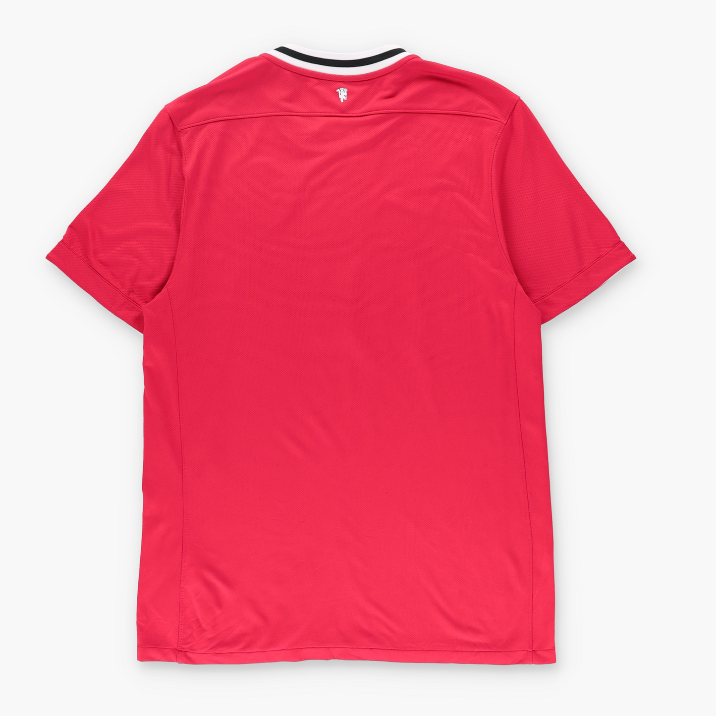 NIKE Manchester United 2011/2012 Home Embroidered Swoosh Logo Red Jersey (L)