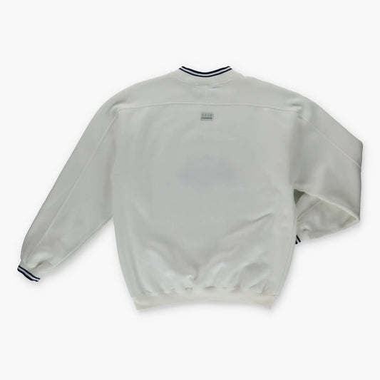 ROYAL VIKING SUN Embroidered Anchor Cruise Cream Sweatshirt (L) Vintage Sole Melbourne