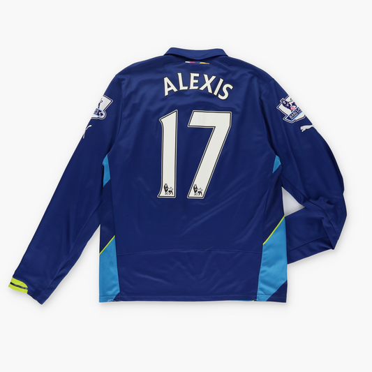 Arsenal 2014/2015 'Alexis' #17 PUMA Long Sleeve Third Jersey (L)