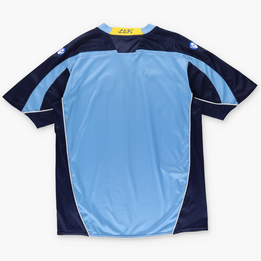 MACRON Leeds United 2008/2009 Embroidered Blue Soccer Jersey (XL-XXL)