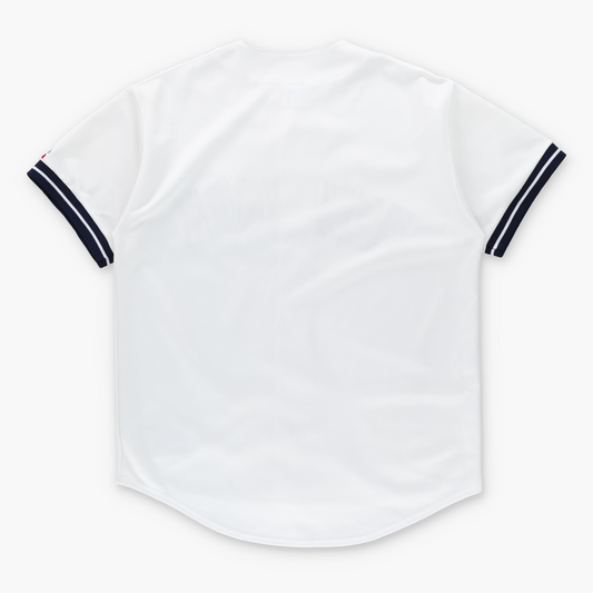 Vintage MLB New York Yankees Spell Out Patch RUSSELL ATHLETIC Baseball Jersey Korean Made (M) Vintage Sole Melbourne