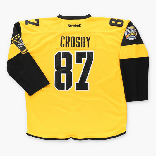Pittsburgh Penguins NHL Sidney Crosby #87 REEBOK 2017 Stadium Series Hockey Jersey (XXL) Vintage Sole Melbourne