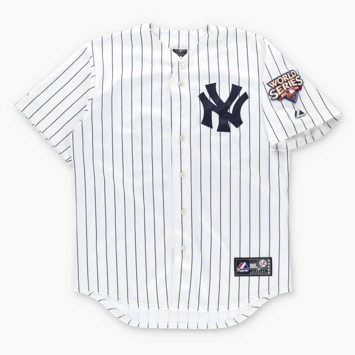 MLB New York Yankees Mariano Rivera #42 World Series 2009 MAJESTIC Baseball Jersey (M) Vintage Sole Melbourne