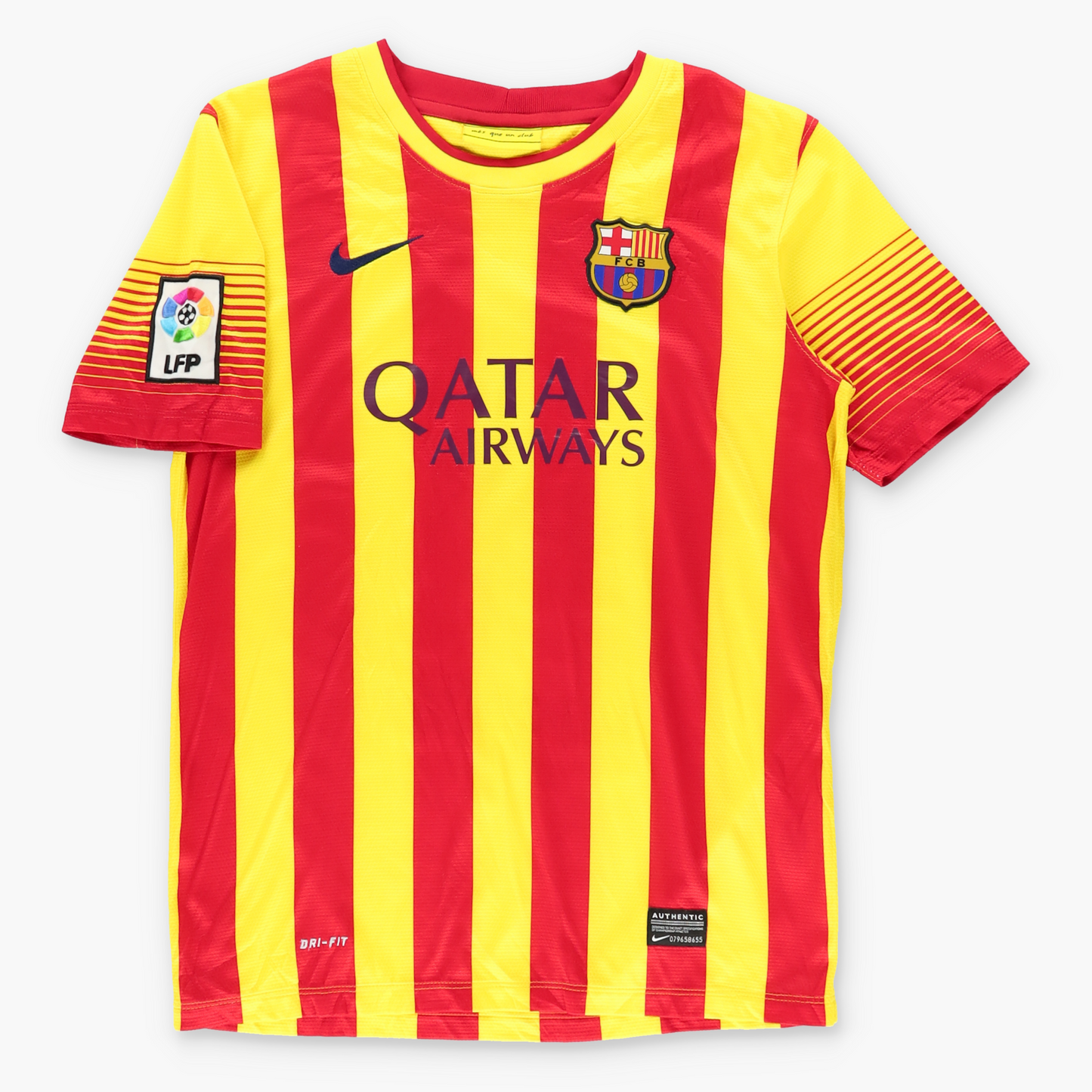 NIKE Barcelona Signed Red & Yellow Soccer Jersey (XS)