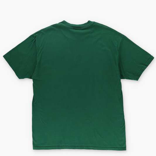 DISNEY Goofy Cartoon Cartwheel Handstand USA Made Green Tee (XL)