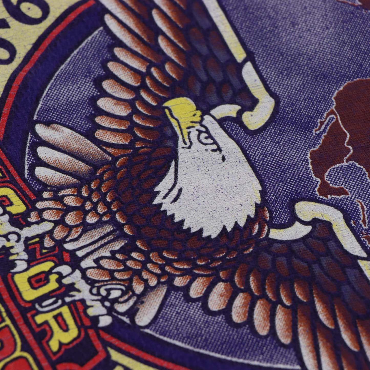 1992 HARLEY DAVIDSON Harley Owners Eagle Motorcycle Single Stitch Purple Tee (L)
