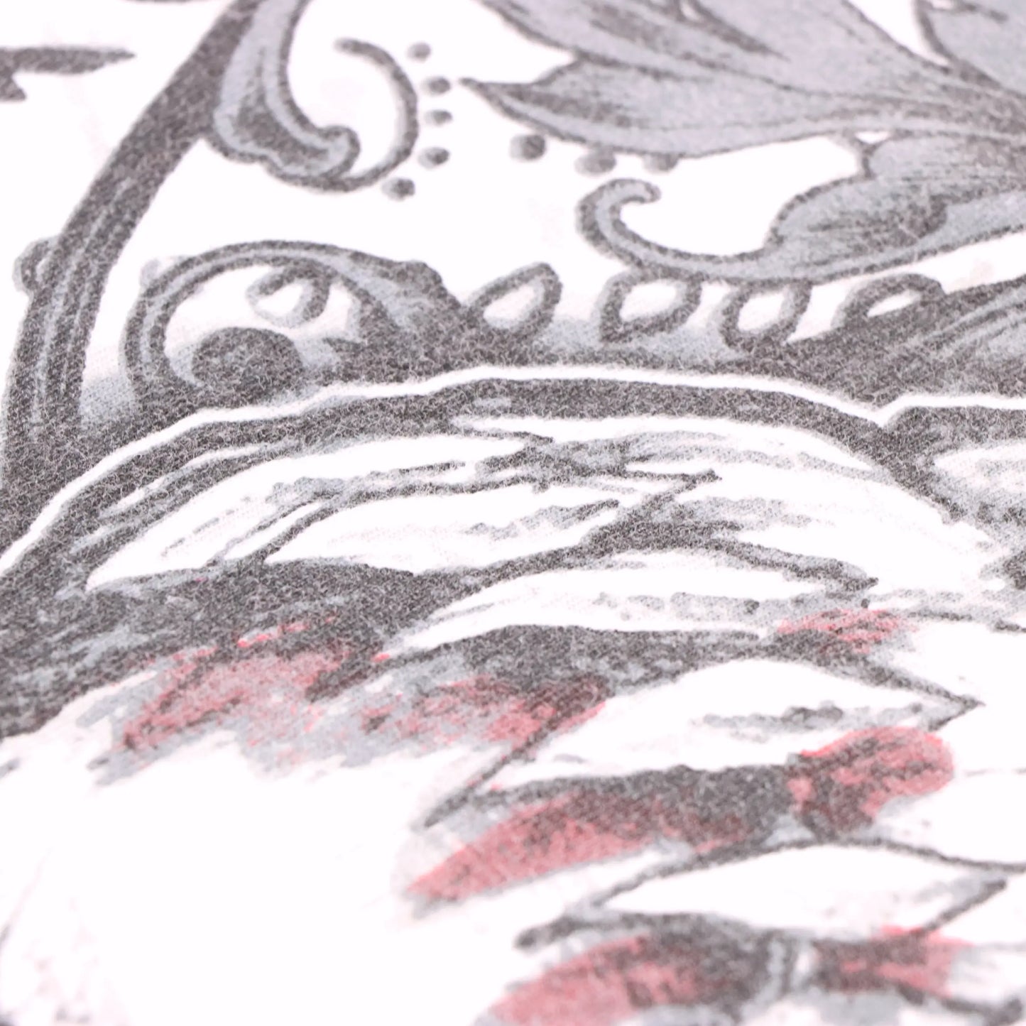 MMA ELITE Y2K Skull Grunge Red Detail Thermal Long Sleeve Tee (M) Vintage Sole Melbourne