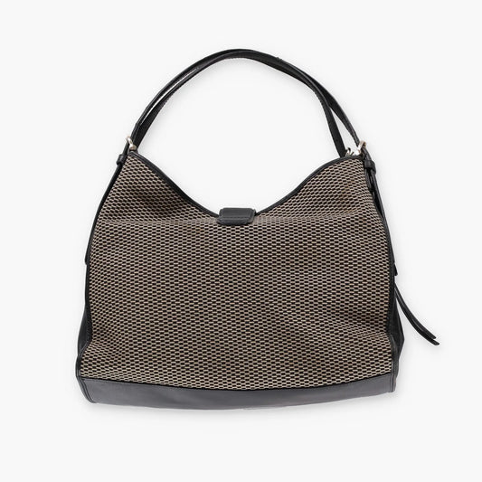 COACH 32363 'Madison Carlyle' Black & Beige Shoulder Bag Vintage Sole Melbourne