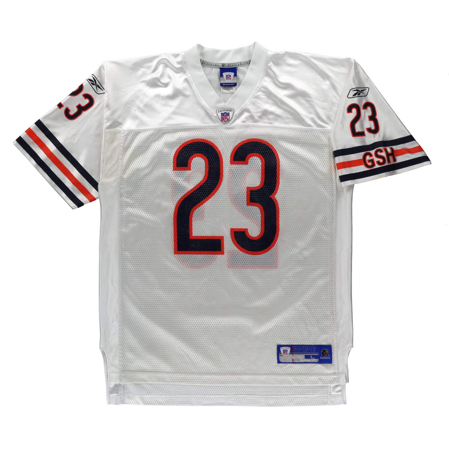 REEBOK NFL Chicago Bears Devin Hester NFL Away Football Jersey (L-XL)