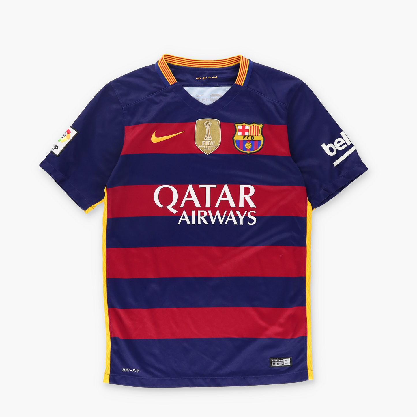 NIKE Barcelona 2015-16 Home Football Soccer Jersey 658794422 (S)