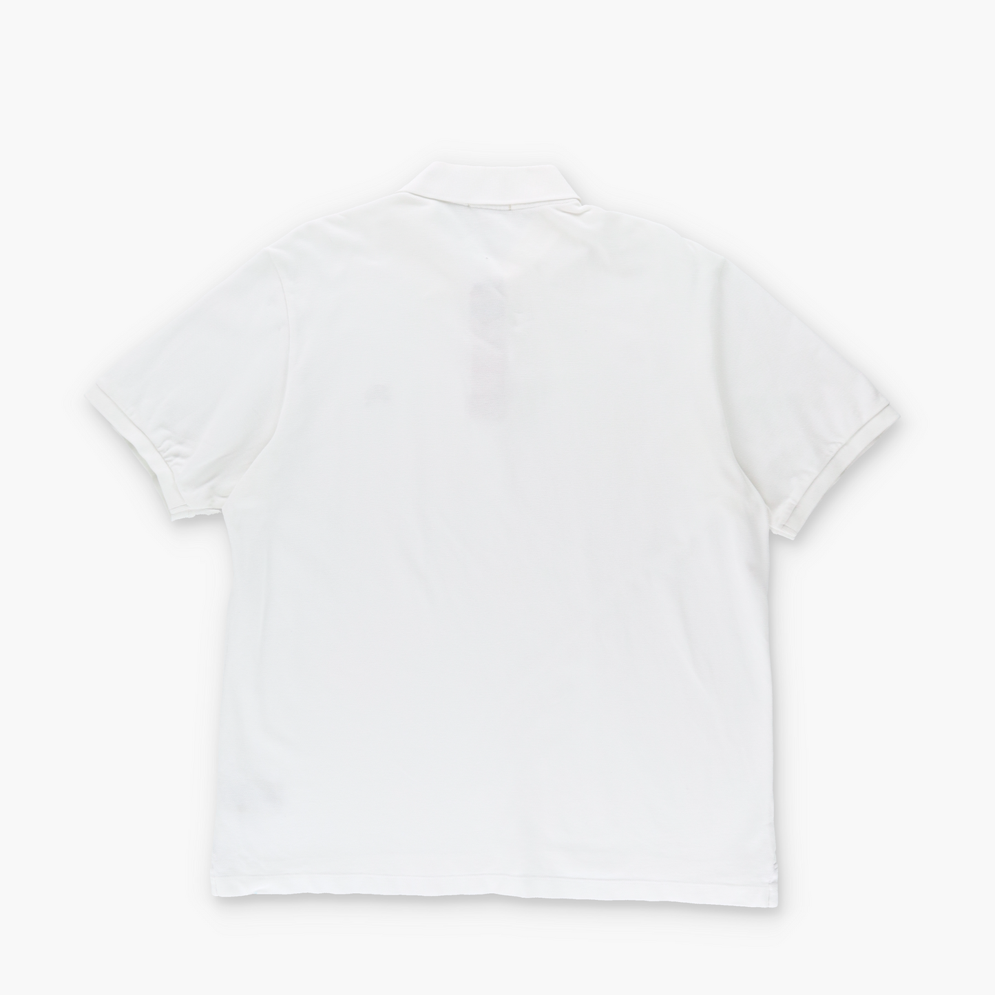 BURBERRY BRIT Embroidered Monogram Logo White Classic Polo Shirt (L)
