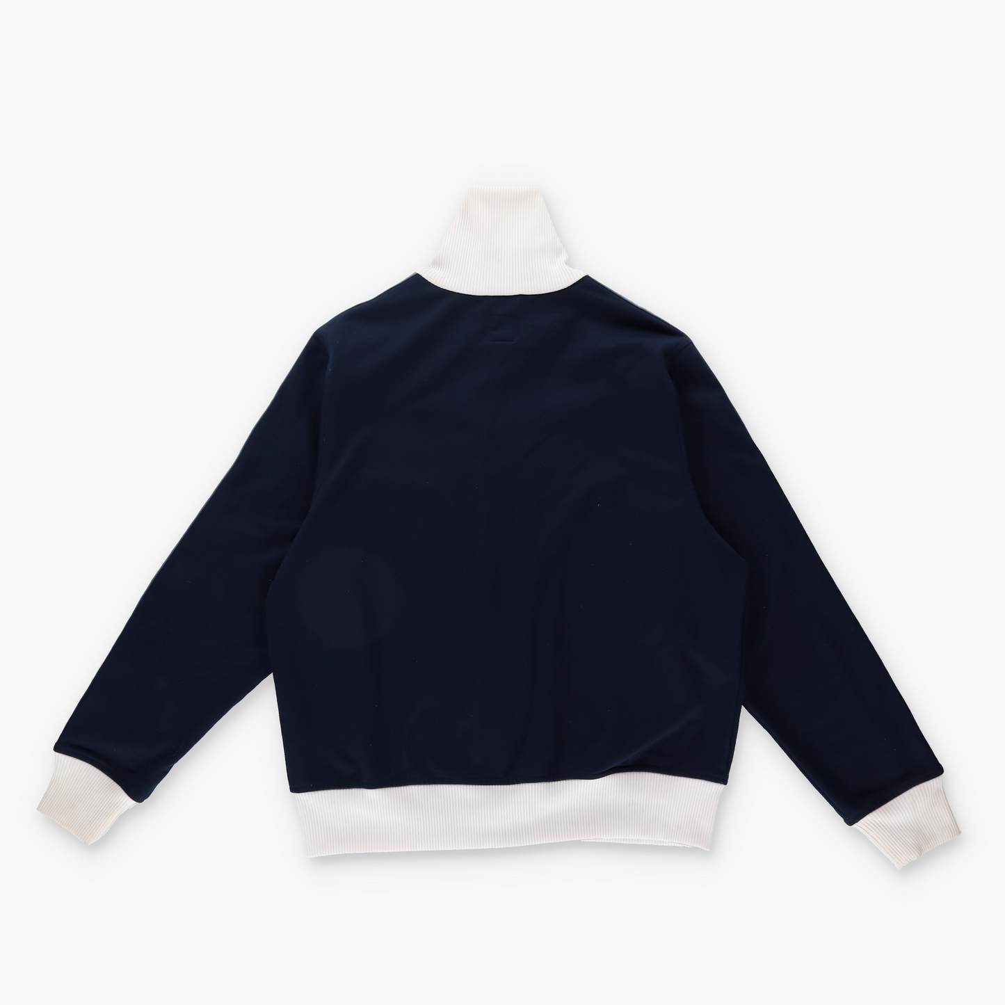 ADIDAS Vintage Navy & Blue White Collared Zip-Up Fitted Jacket (S-M)