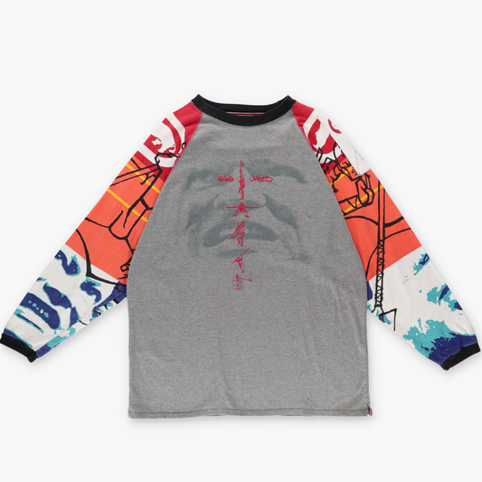 ECKO UNTITLED Y2K 90s Streetwear Graphic Sleeve Long Sleeve T-Shirt (XL)