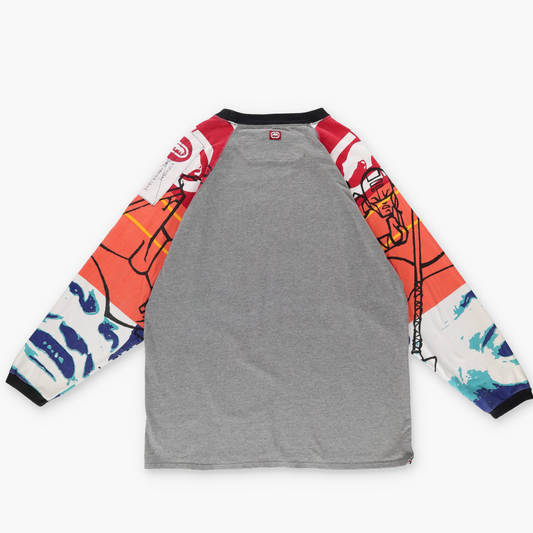 ECKO UNTITLED Y2K 90s Streetwear Graphic Sleeve Long Sleeve T-Shirt (XL)