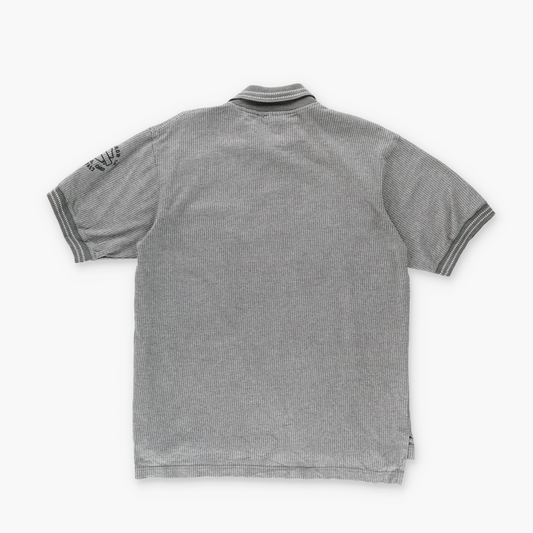 HARLEY DAVIDSON 'USA Made' Columbus Ohio Cotton Grey Polo Shirt (M)