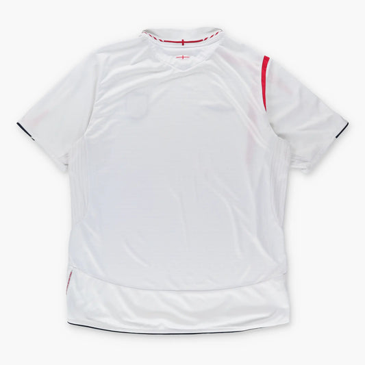 Vintage UMBRO England 2005-2007 Embroidered Home Soccer White Jersey (XL)