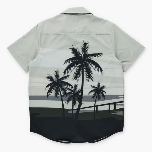 NFL TEAM APPAREL Las Vegas Raiders Button Up All Over Print Hawaiian Shirt (M) Vintage Sole Melbourne