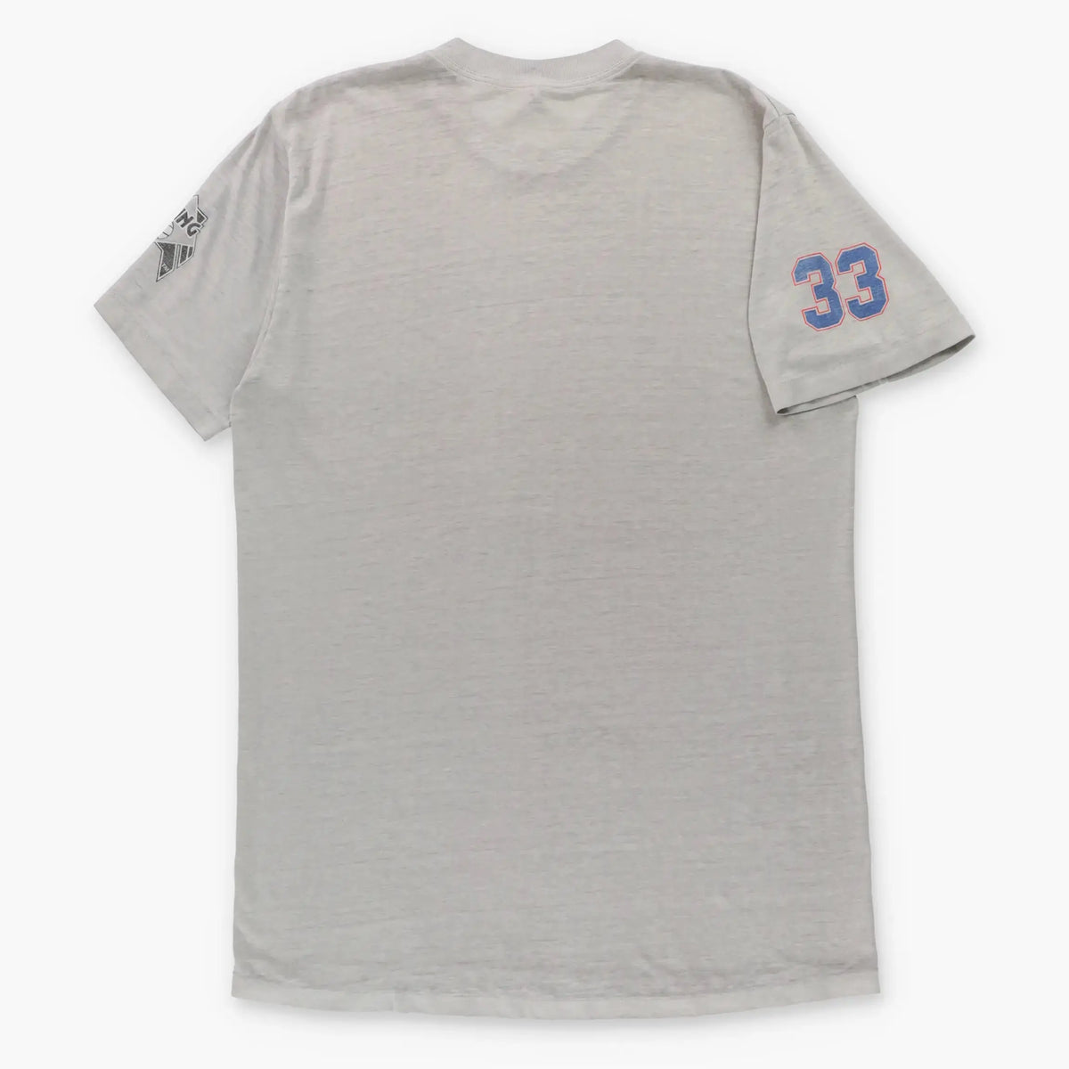 Vintage ADIDAS Patrick Ewing Single Stitch USA Made Light Grey T-Shirt (L TALL) Vintage Sole Melbourne