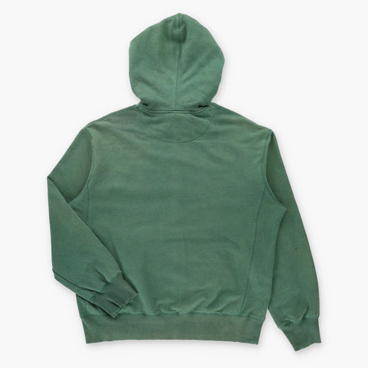 Vintage NIKE Team Oakland Athletics MLB Centre Swoosh Green Hoodie Sweatshirt (L)