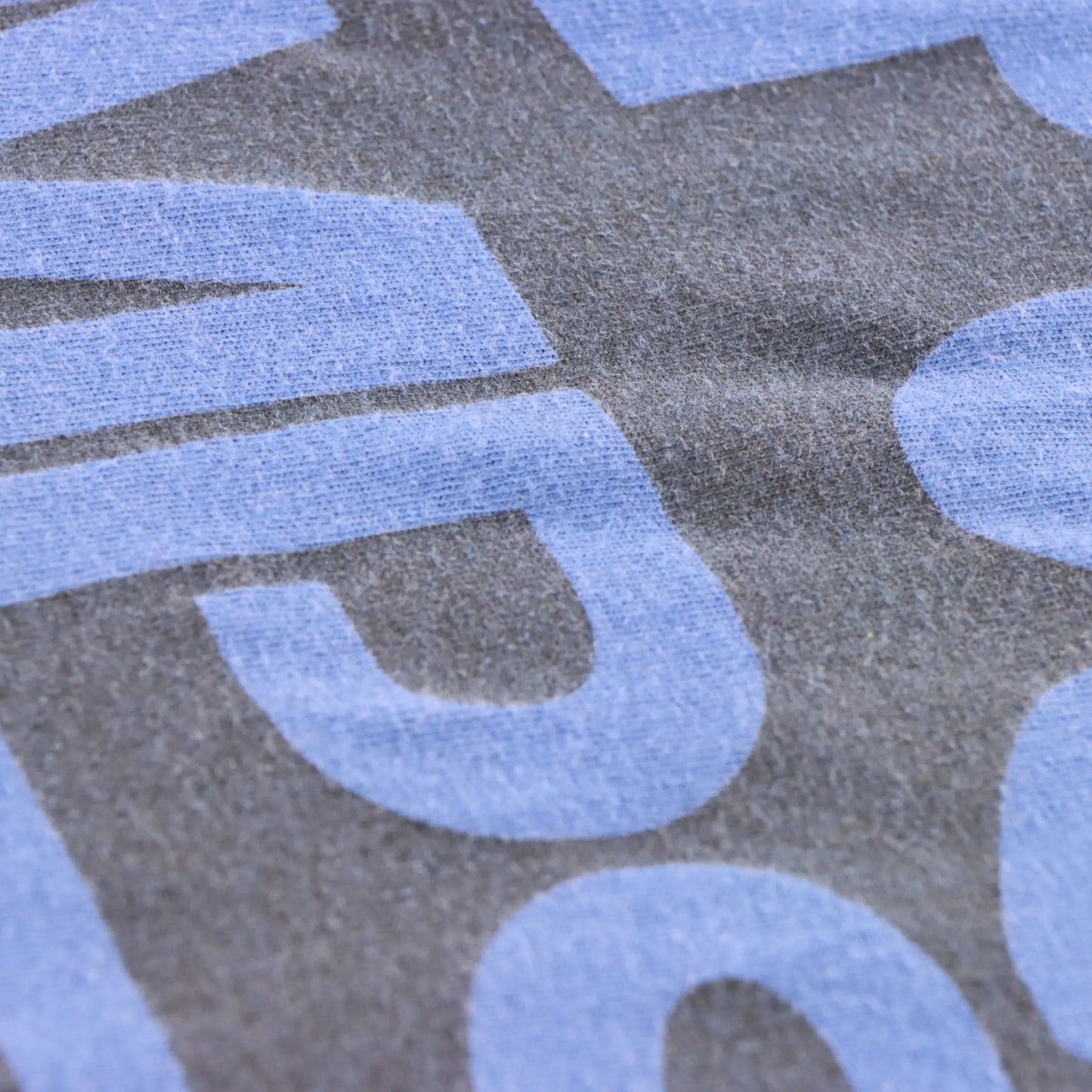 TAPOUT Y2K Grunge Spell Out Blue & Black Oversized Tee (XXL) Vintage Sole Melbourne