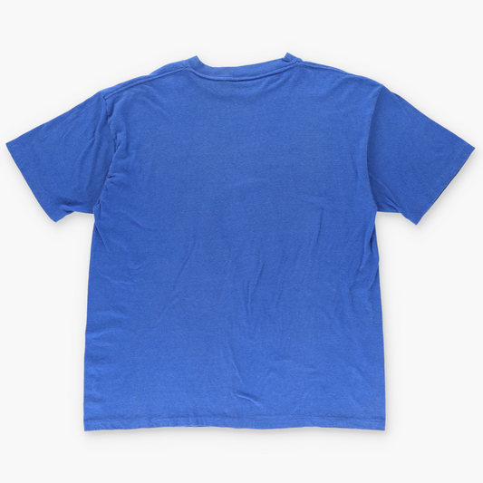 1977 SYLVESTER Cartoon 'Thalt Lake Thity' Lisp Blue 50/50 Single Stitch Vintage Tee (L-XL)