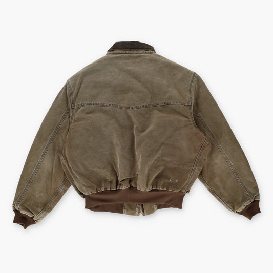 CARHARTT J14 Vintage 'Santa Fe' Quilt Lined Khaki Brown Zip-Up Jacket (L) Vintage Sole Melbourne