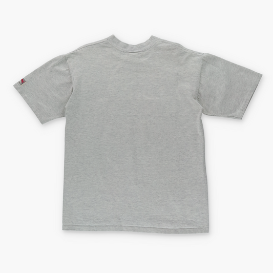 NUTMEG 90's 'USA Olympic' Embroidered Single Stitch Grey Tee (M)