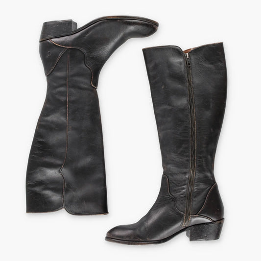 FRYE Carson Piping Tall Leather Boots (9 B) - Vintage Sole Melbourne