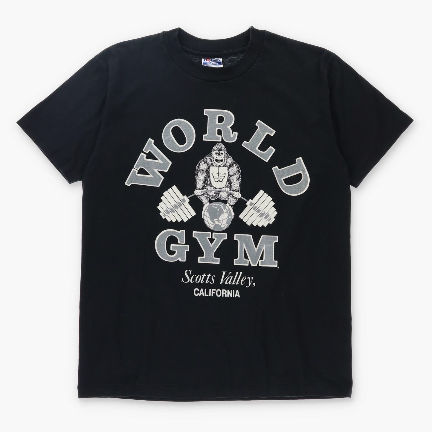World Gym Gorilla Scotts Valley California USA Made Tee (M-L)