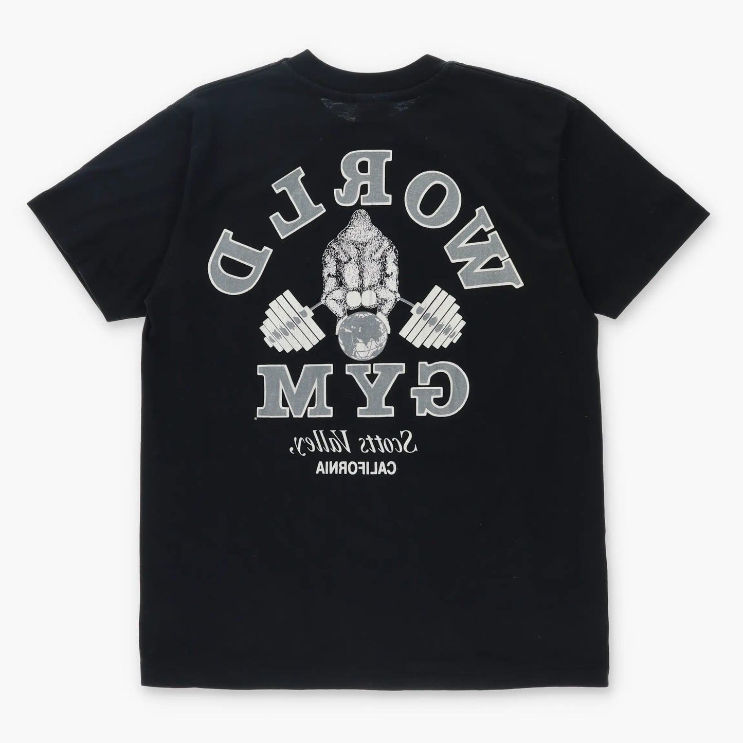 World Gym Gorilla Scotts Valley California USA Made Tee (M-L) Vintage Sole