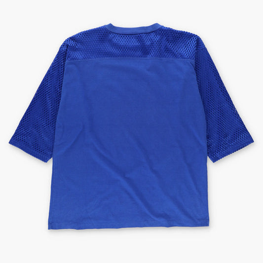 NFL Seattle Seahawks Felt Royal Blue Mesh Tee (L) Vintage Sole Melbourne