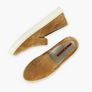 PRADA SPORT Brown Suede Slip On Loafers (39)