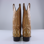 Vintage DAN POST Exotic Anteater Pangolin Leather Cowboy Boots (9)