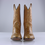 Vintage DAN POST Exotic Anteater Pangolin Leather Cowboy Boots (9)