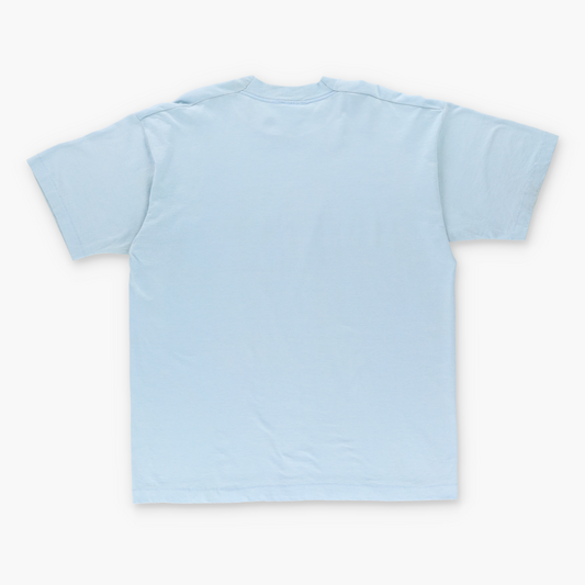 Vintage Cowboy Boots Western 'Ring Side' 50/50 Single Stitch Blue T-Shirt (XL) Vintage Sole Melbourne