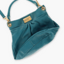 MARC JACOBS 'Q Hillier Hobo' Teal Leather Bag