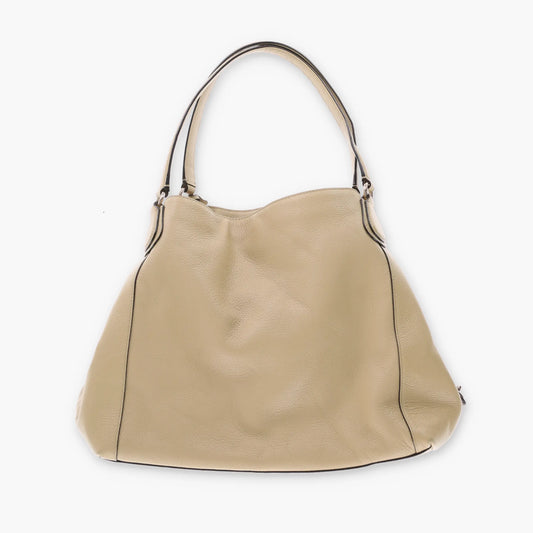 COACH 'Edie' 33547 Beige Leather Hobo Bag Vintage Sole Melbourne