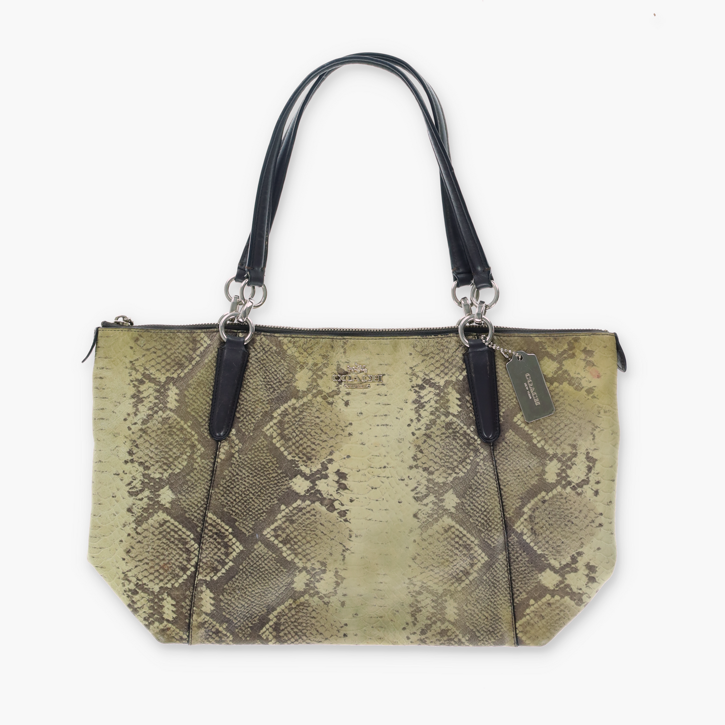 COACH 'Ava' 35888 Python Tote Bag