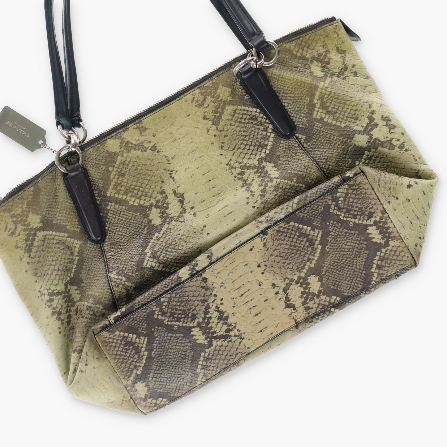 COACH 'Ava' 35888 Python Tote Bag