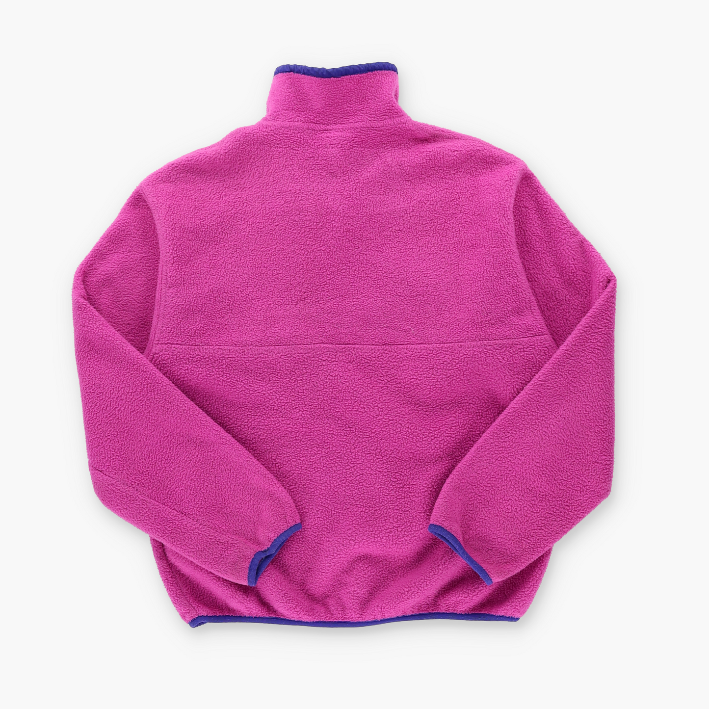 PATAGONIA Pink & Purple USA Made 1/4 Snap Fleece Sweatshirt (Women's M)